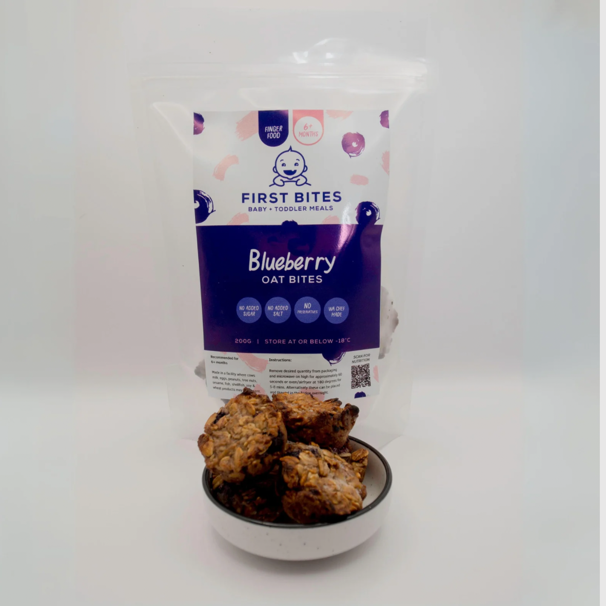 Blueberry Oat Bites