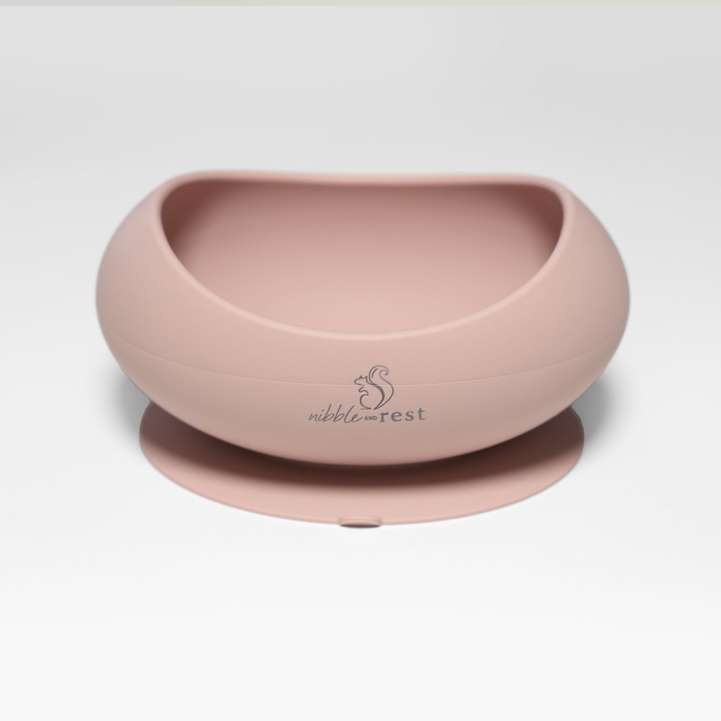  First Bites Baby Food - Nibble & Rest Silicone Suction Bowl Pink